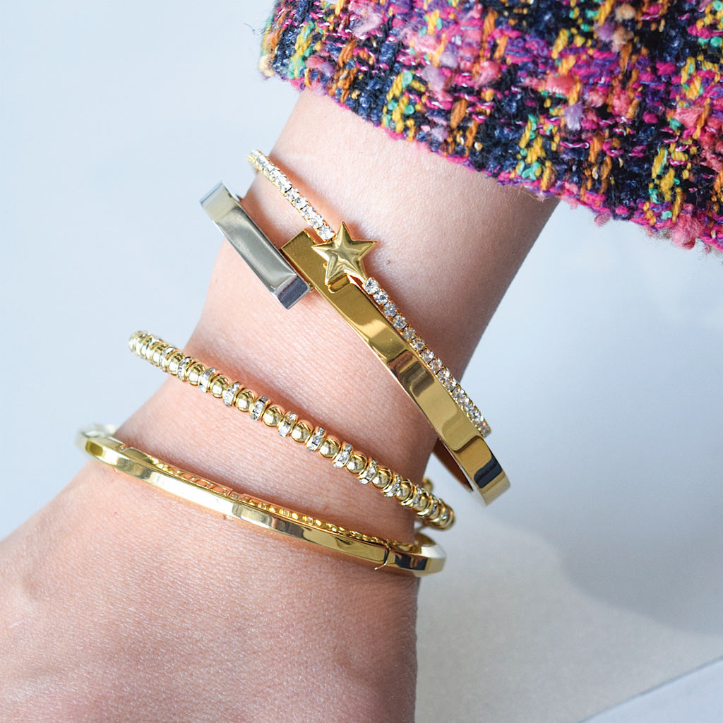 Gold CZ Bracelet