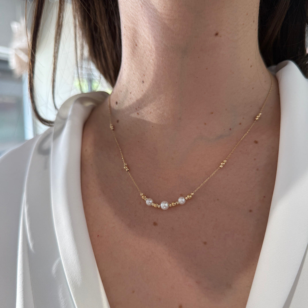 14K Pearl Necklace