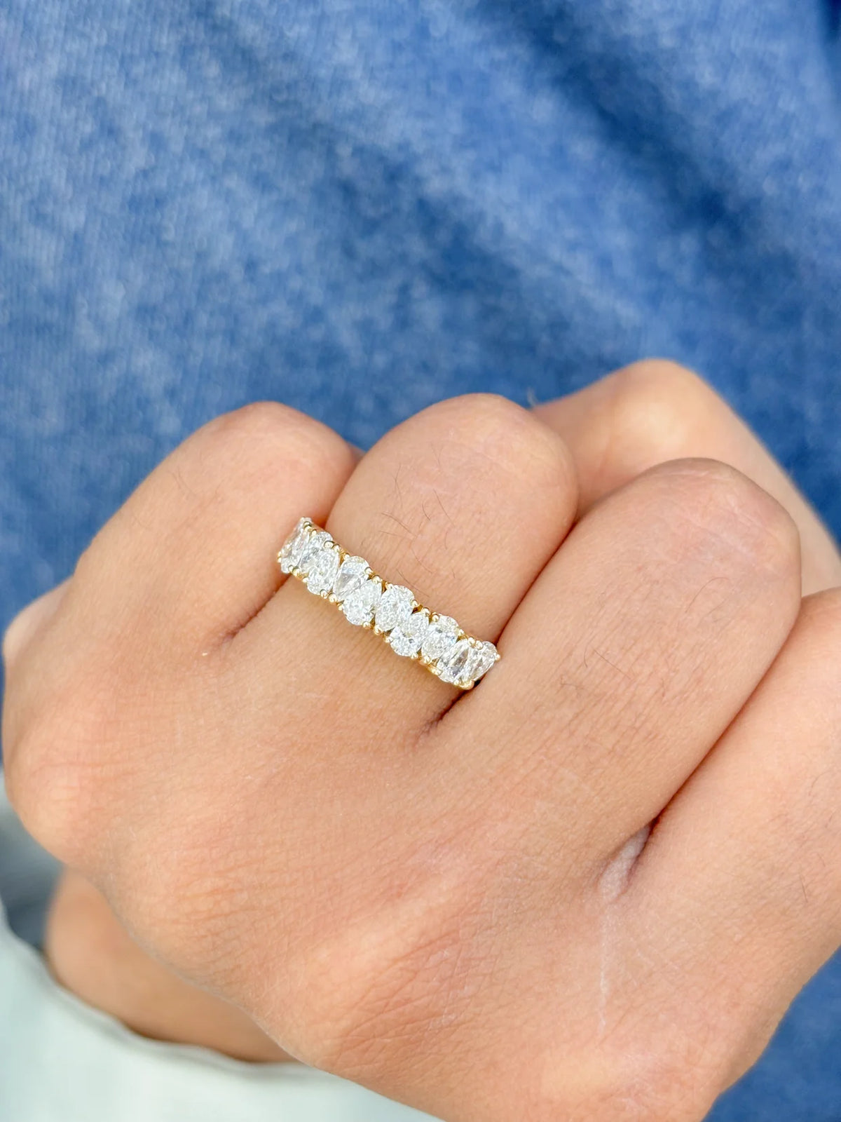 Pre - Order - Lab Grown Diamond Pear Up Down