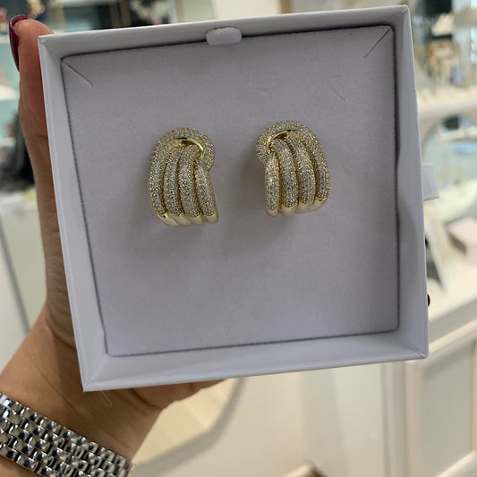 Statement Gold Earrings