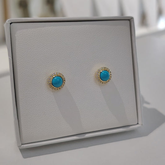 Round Turquoise