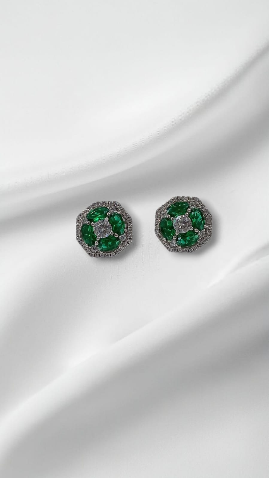 Green Earrings
