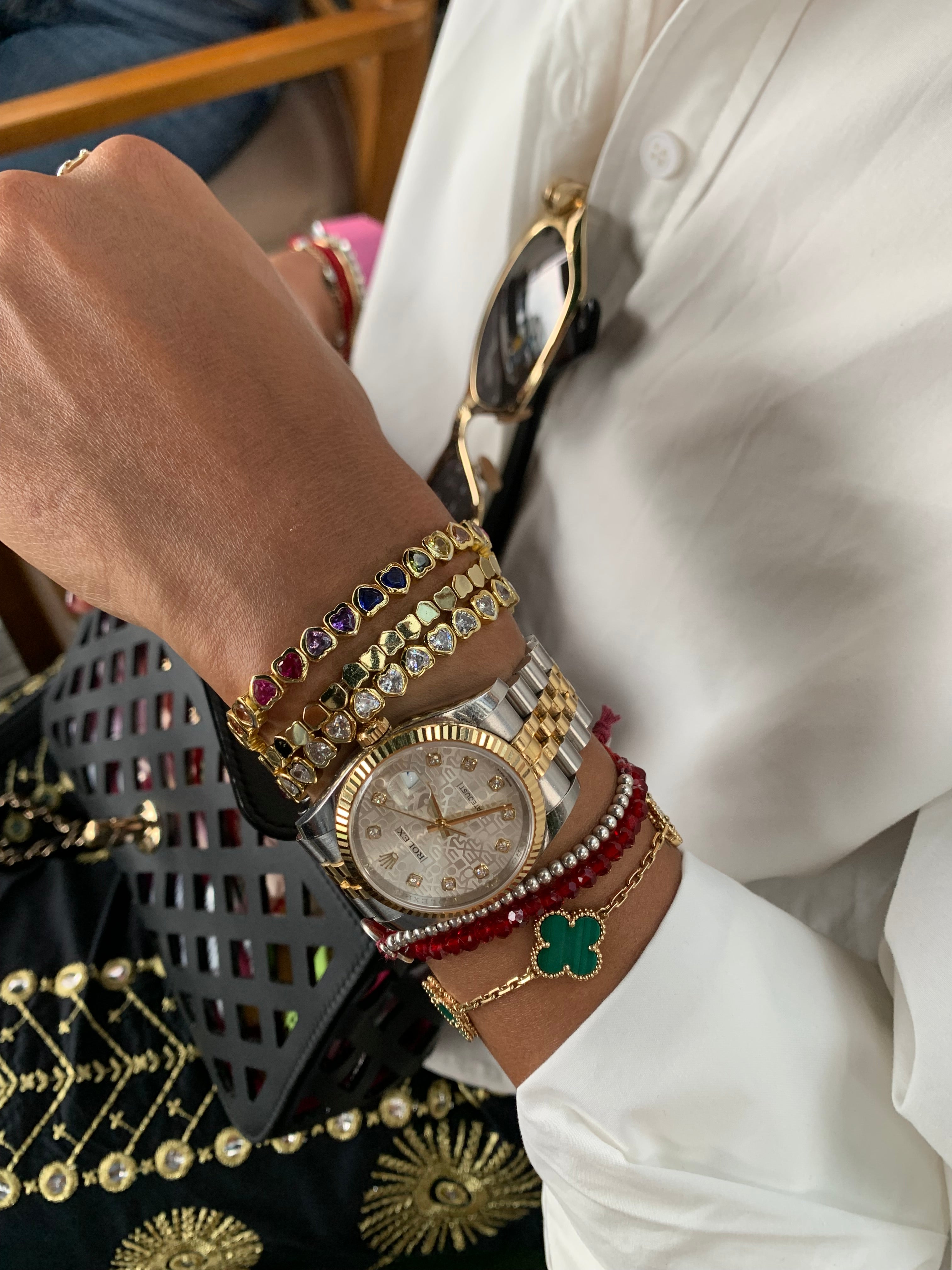 Stretchy Heart Bracelet