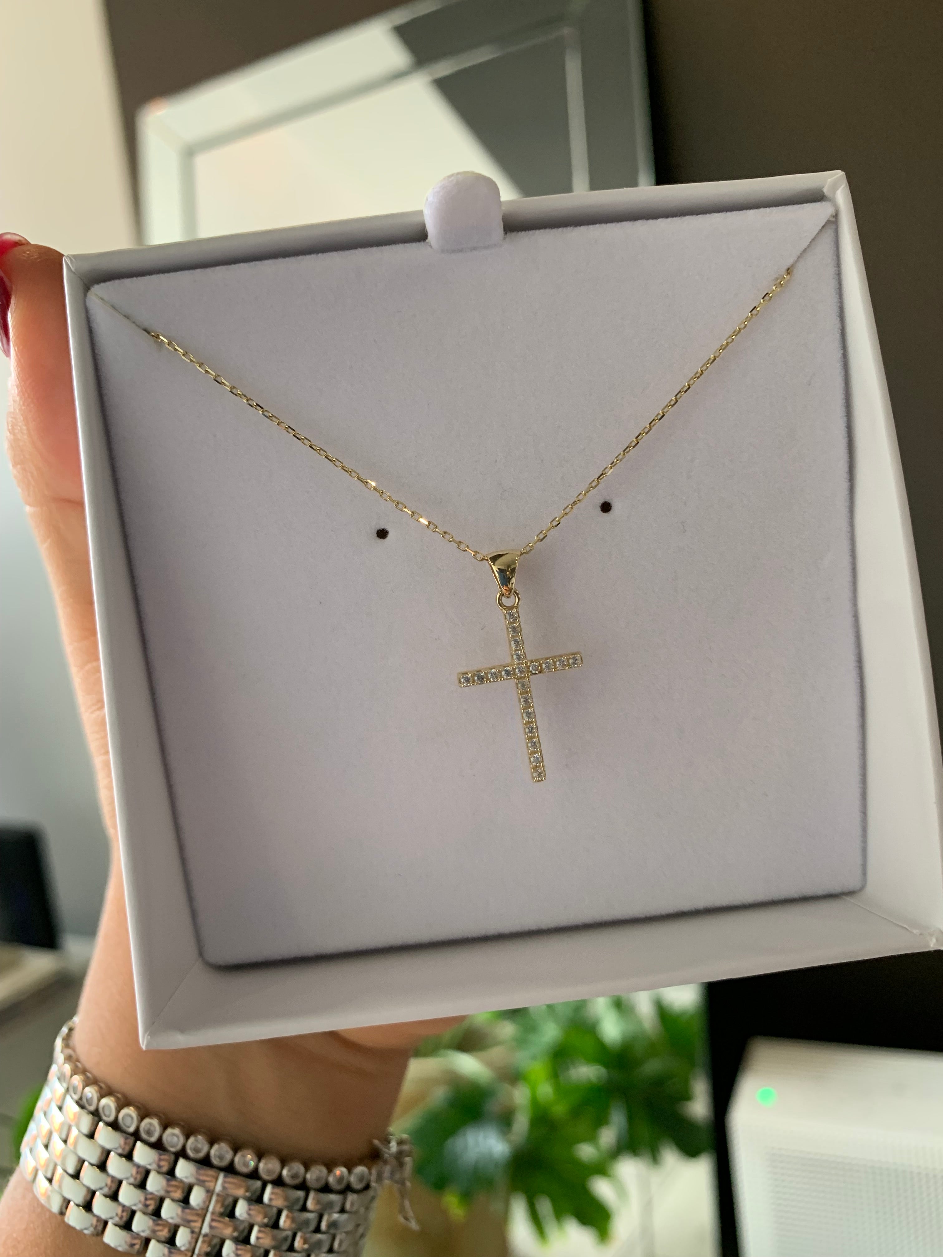 Dije Crucifijo Oro 14k