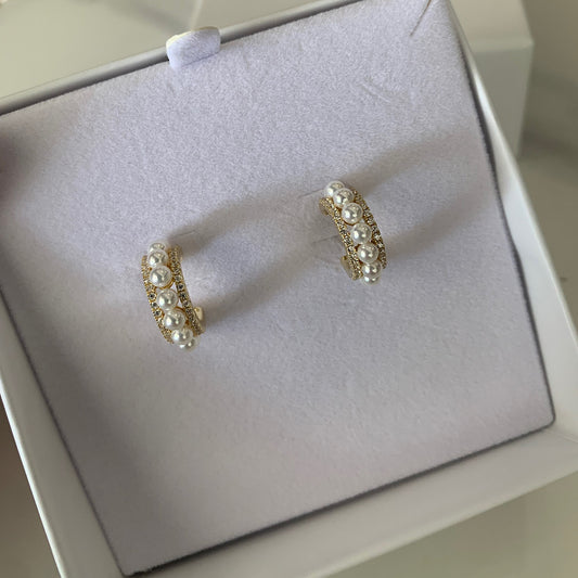 Pearl Hoops