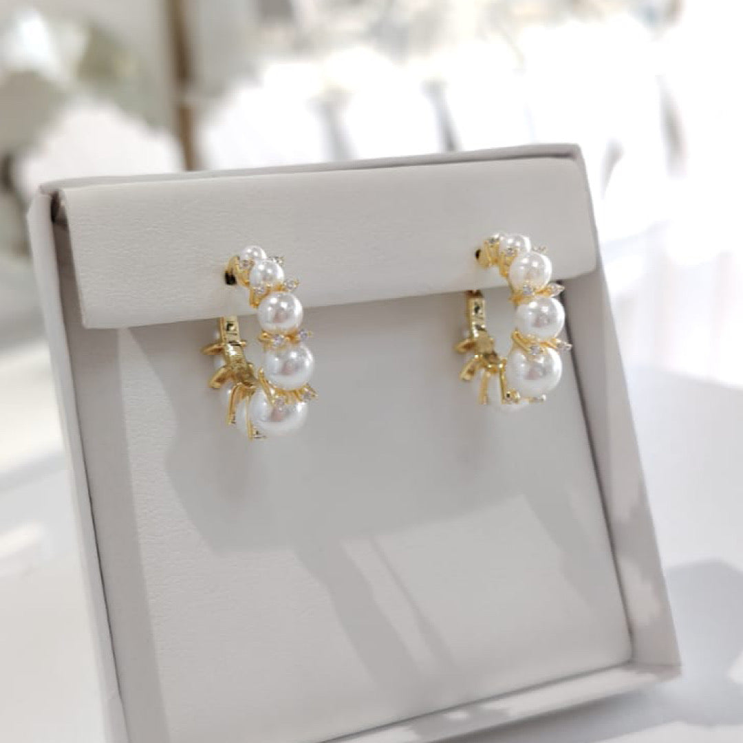 Pearl Hoops