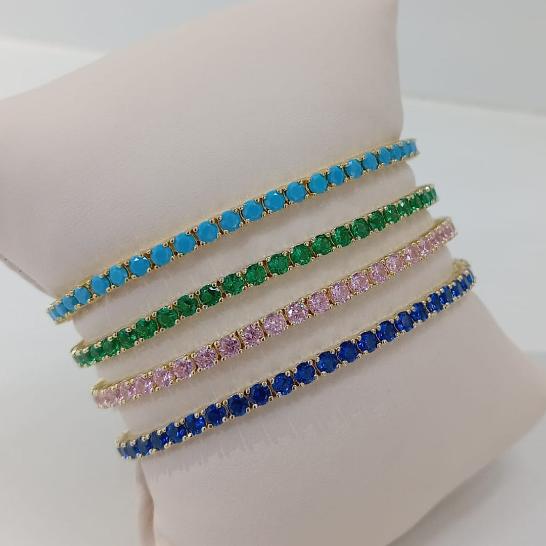 Colorful Tennis Bracelets