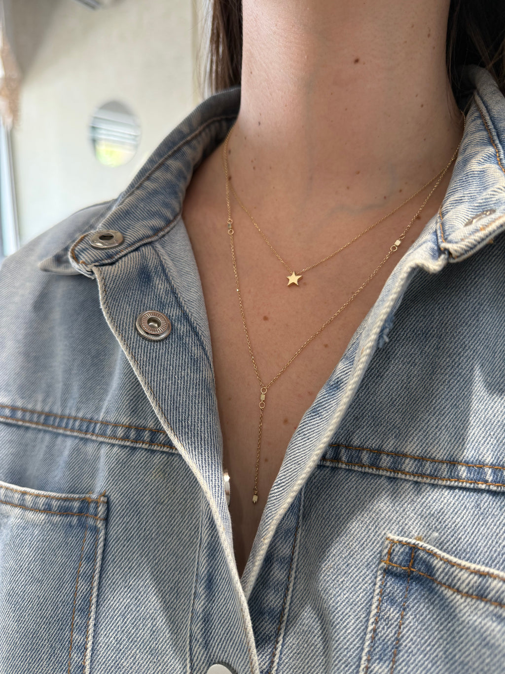 14K Lariat