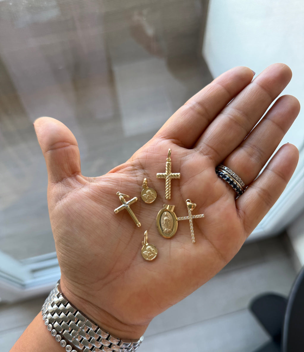 Dije Crucifijo Oro 14k