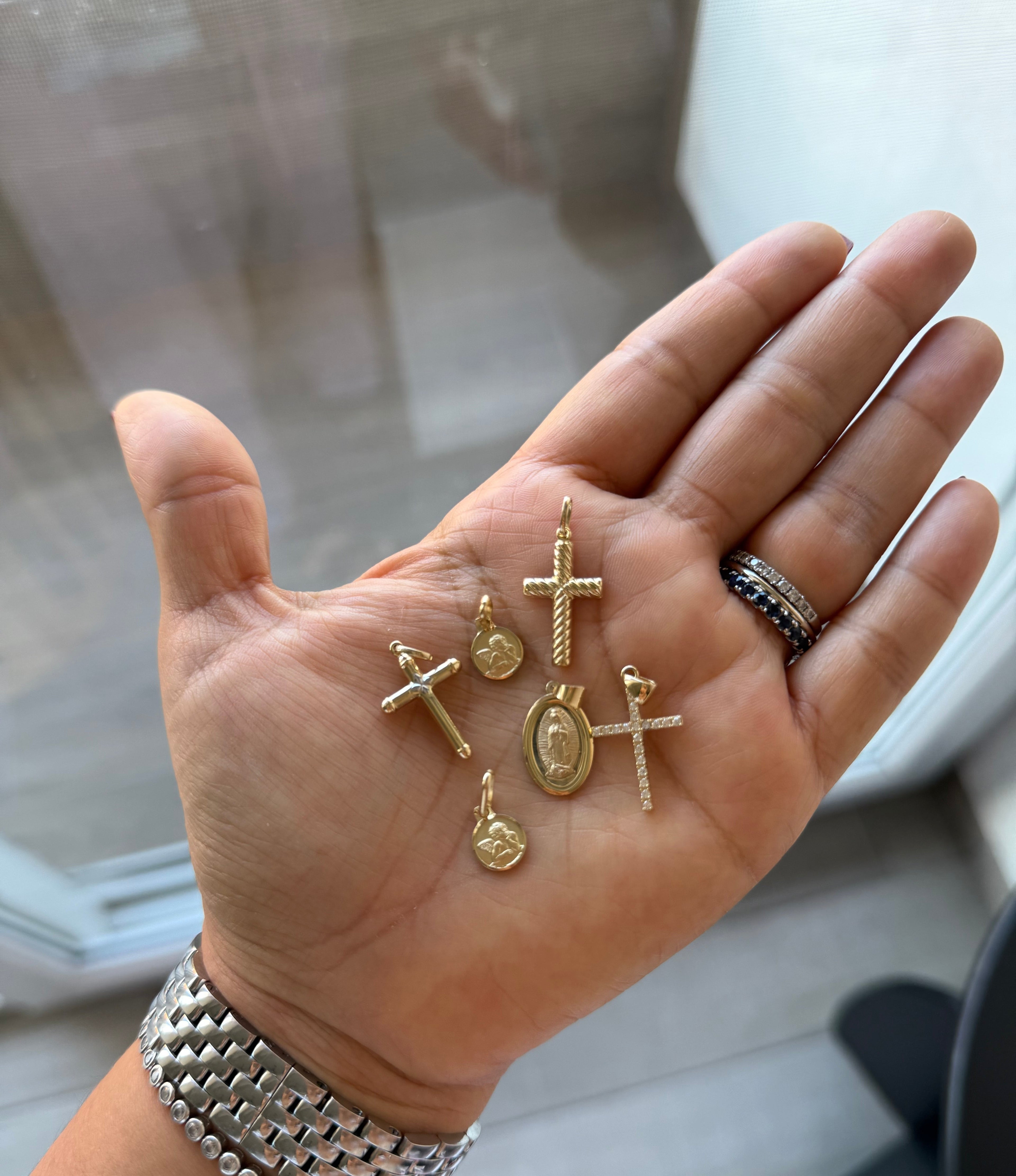 Dije Crucifijo Oro 14k