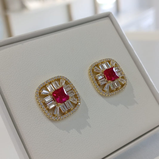 Anita Red Earring