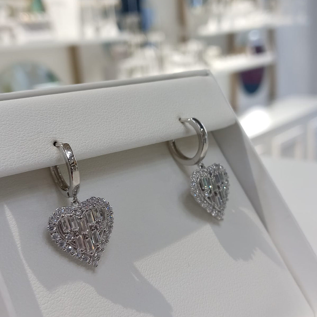 Silver Hoops