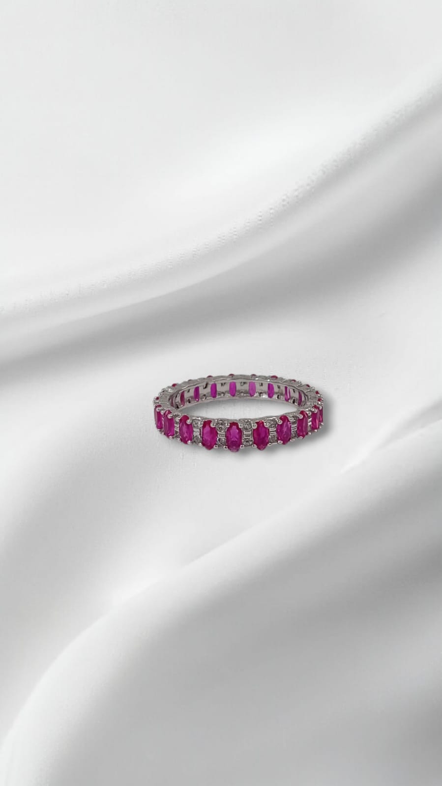 Pink eternity ring