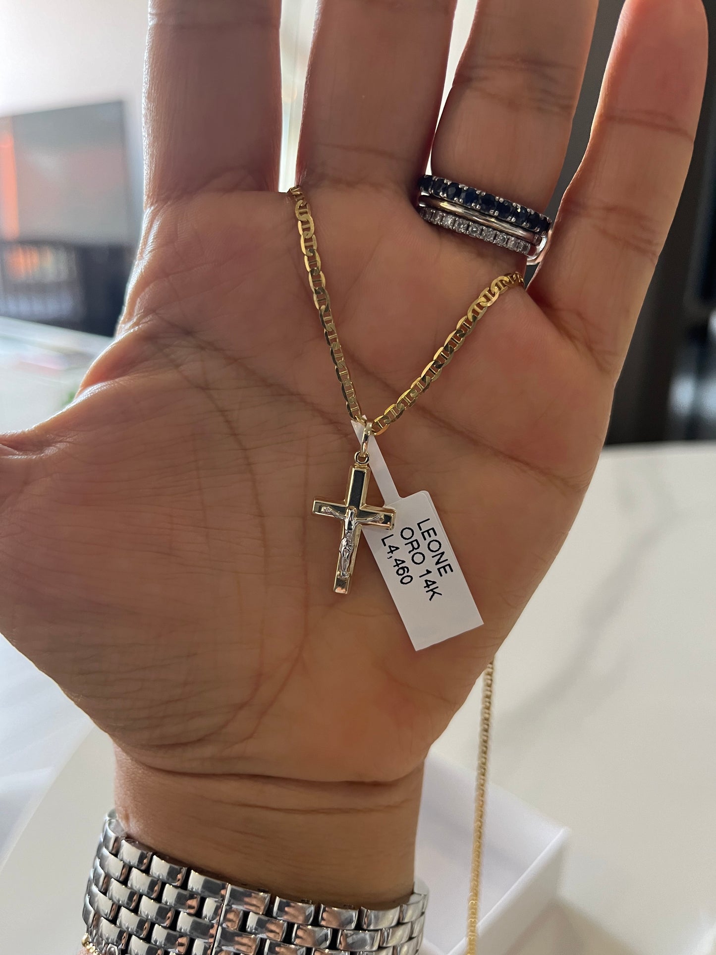 Crucifijo Oro 14K