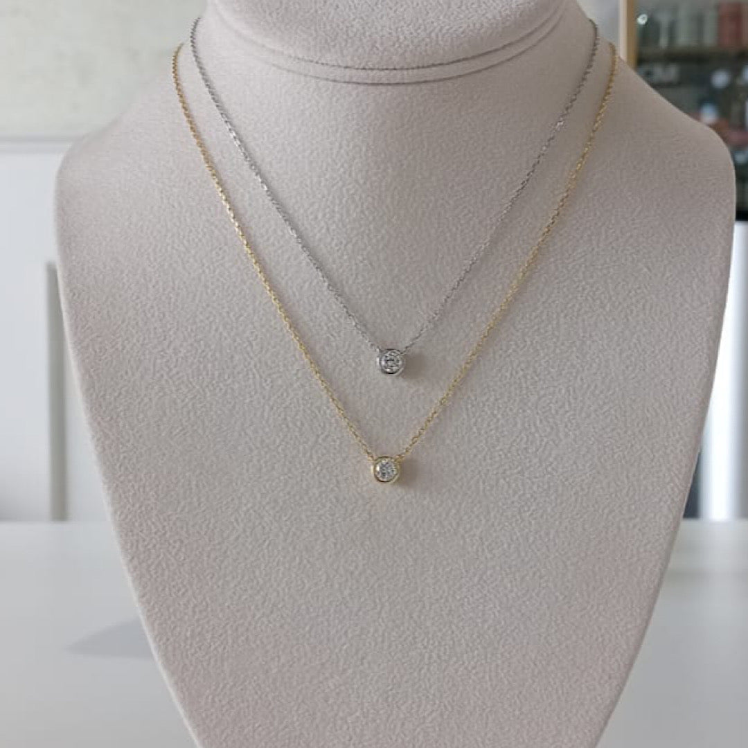 Mini Bezel Necklace