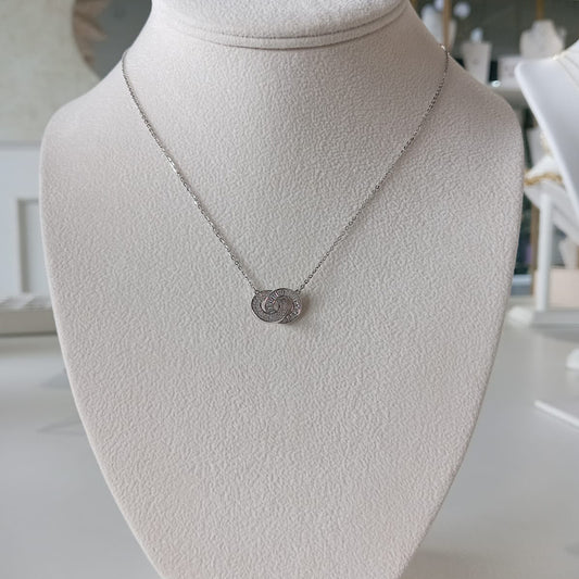 CZ Bond Necklace