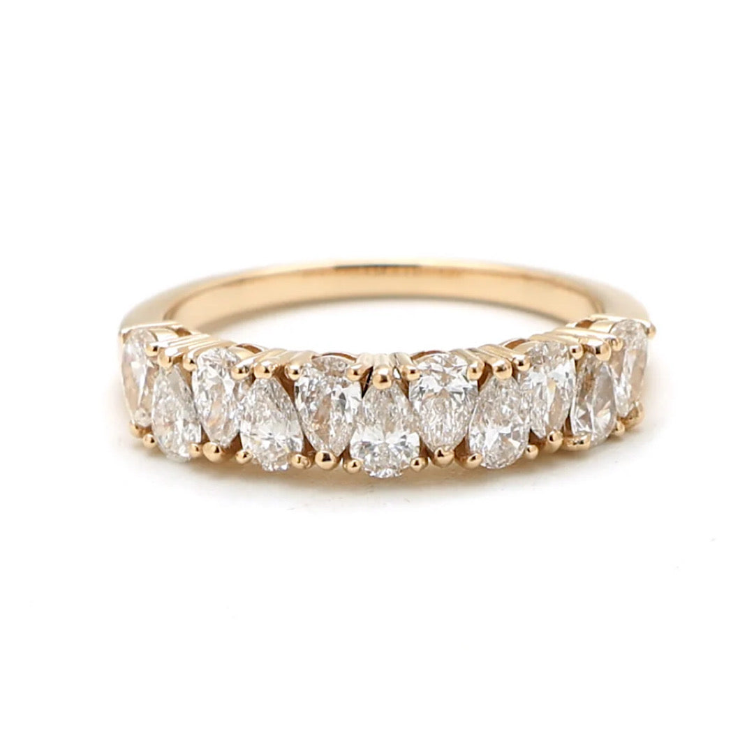 Pre - Order - Lab Grown Diamond Pear Up Down