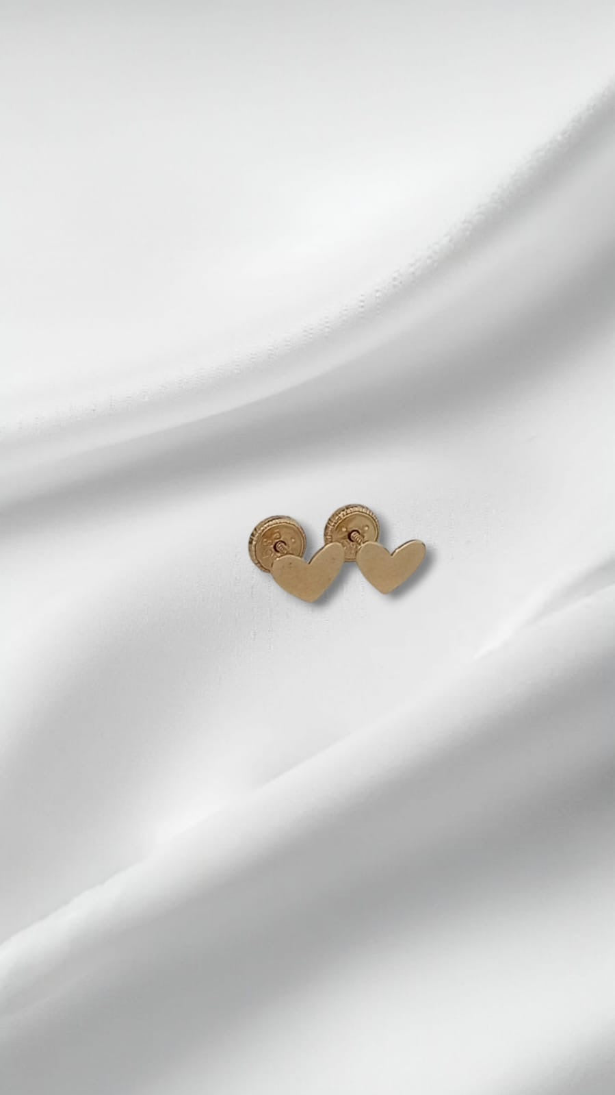 Gold Hearts 14k Earrings
