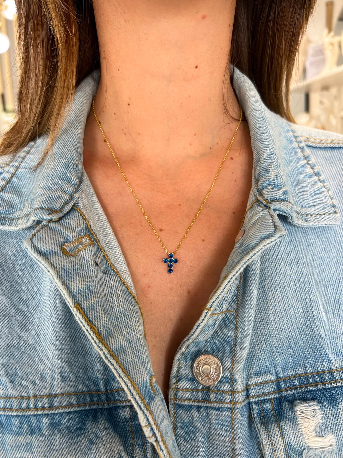 Colorful Cross Necklace