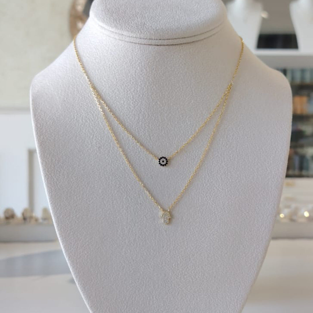 Lucky Hand Necklace