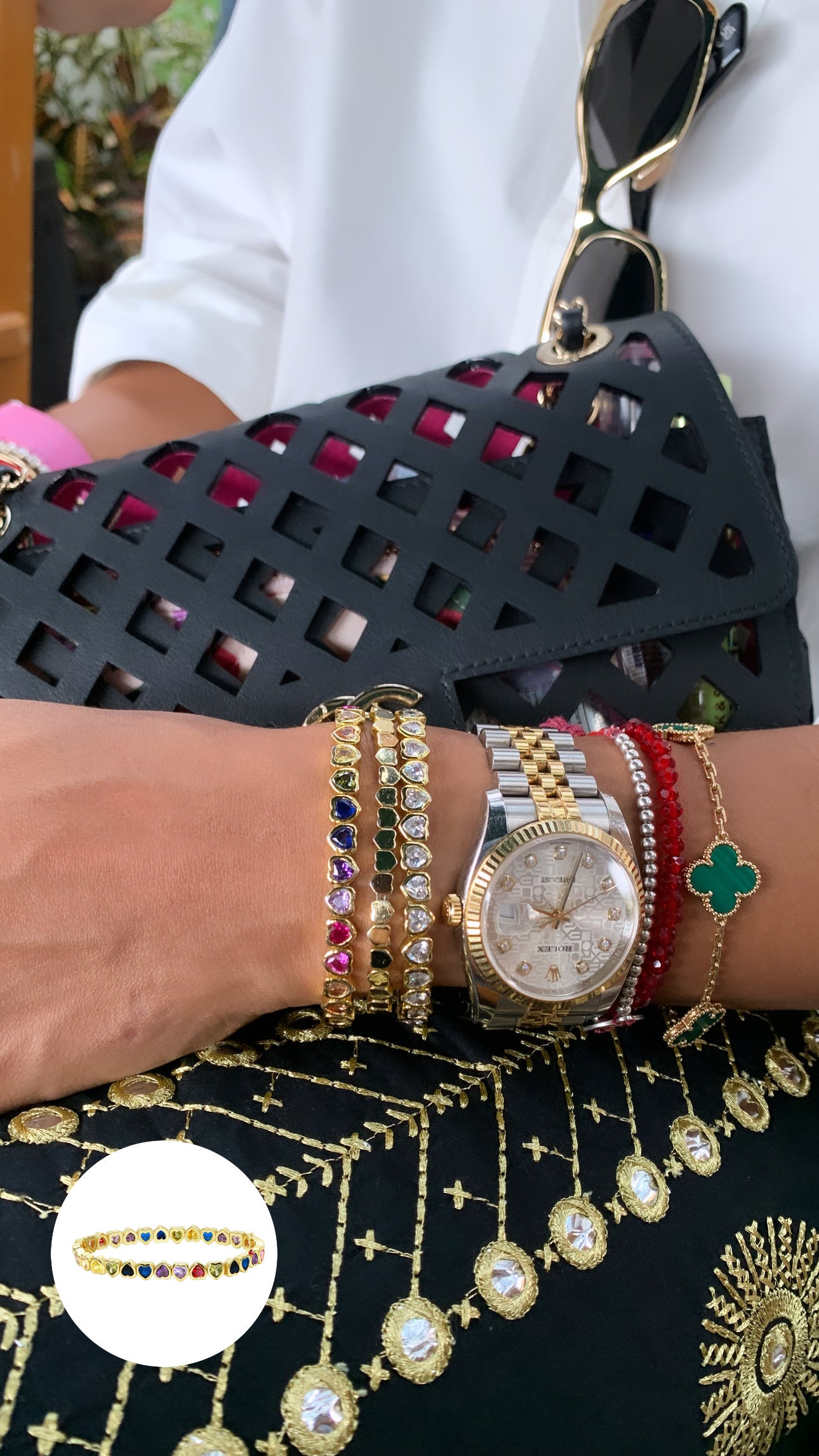 Stretchy Heart Bracelet