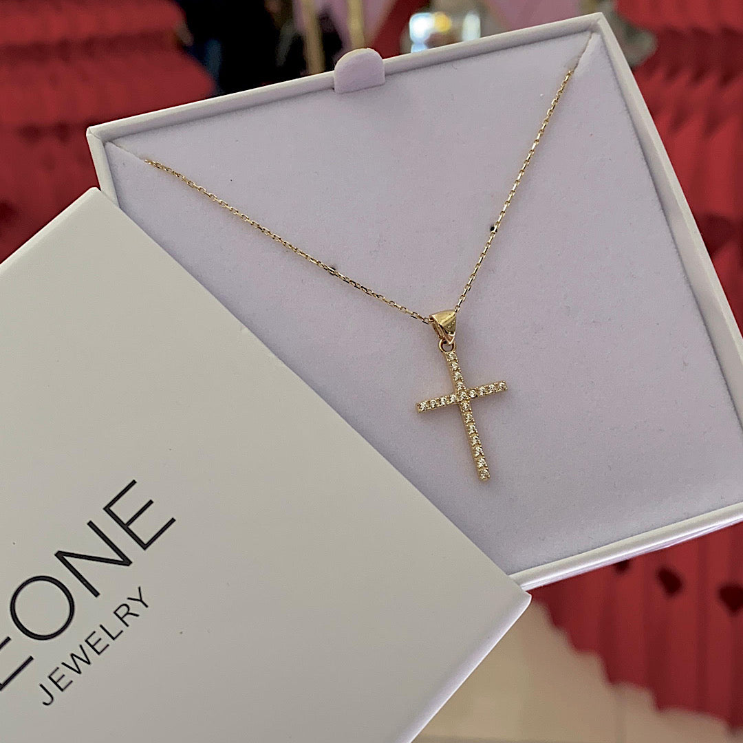 Dije Crucifijo Oro 14k