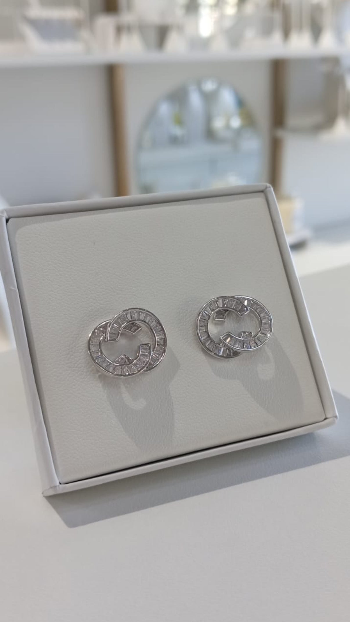CZ Silver Studs