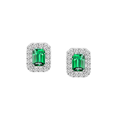Emerald Stud Earrings