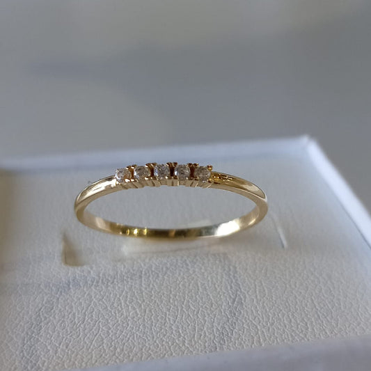 14k CZ Ring