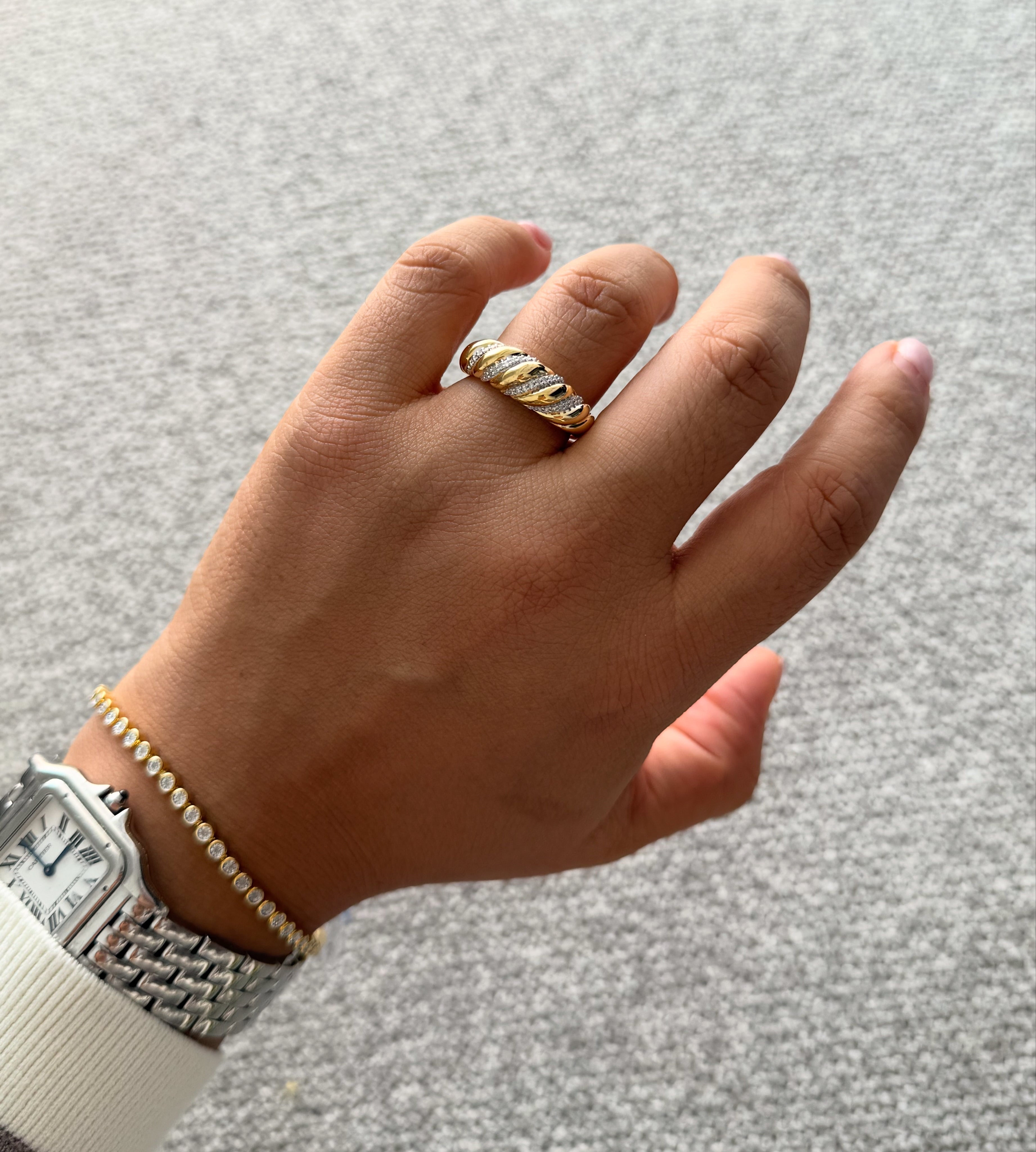 Bezel Bracelet - Natural Diamonds