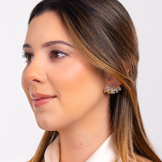 Two Tone Earrings