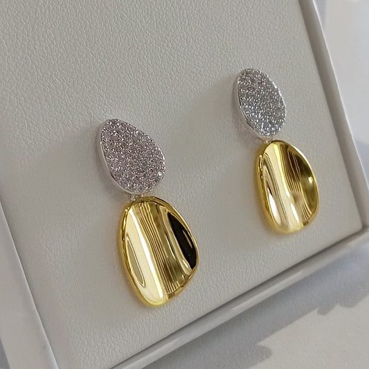 Two Tone Earrings