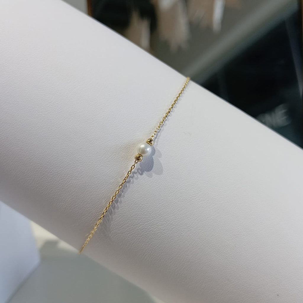 14k Pearl Bracelet