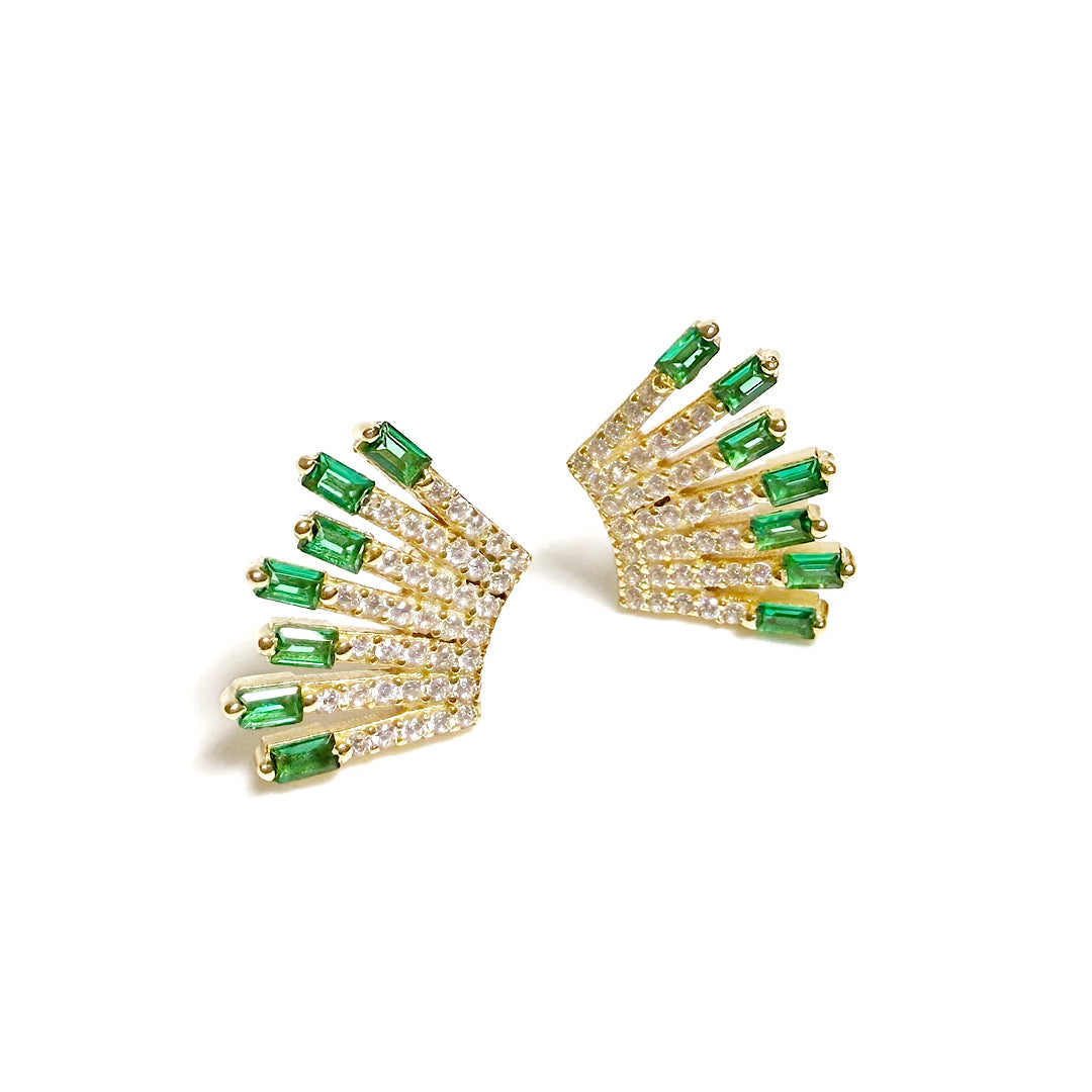 Green Earrings
