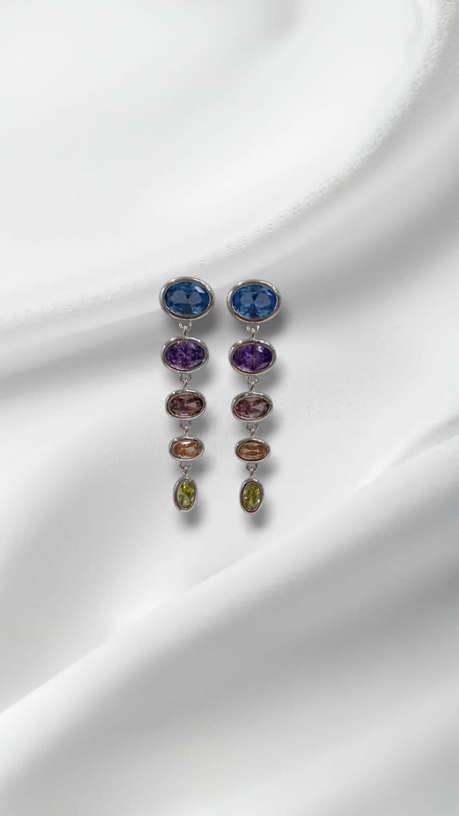 Dangling Silver  Earrings