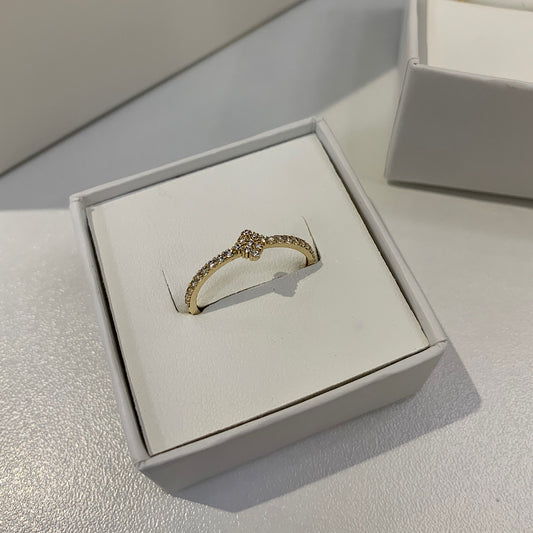 CZ Ring - Oro 14k