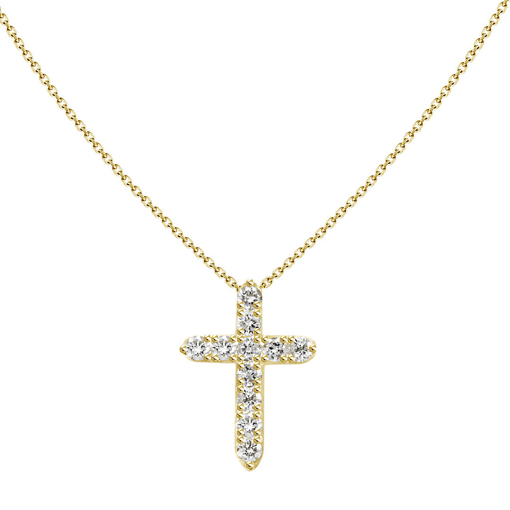 Diamond Cross Necklace