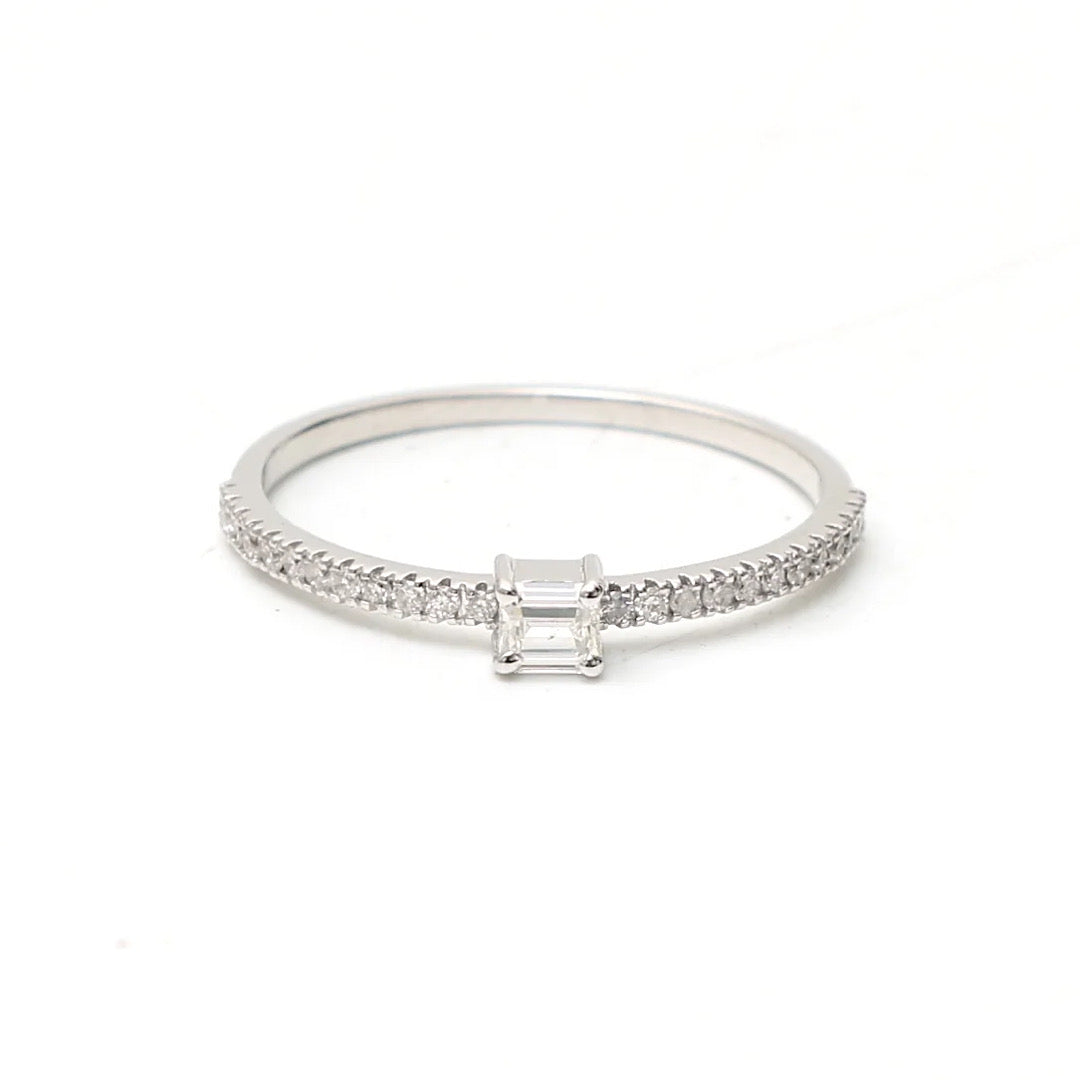 Pre Order - Octagon Diamond Ring