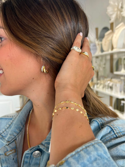 Two Tone Hoops