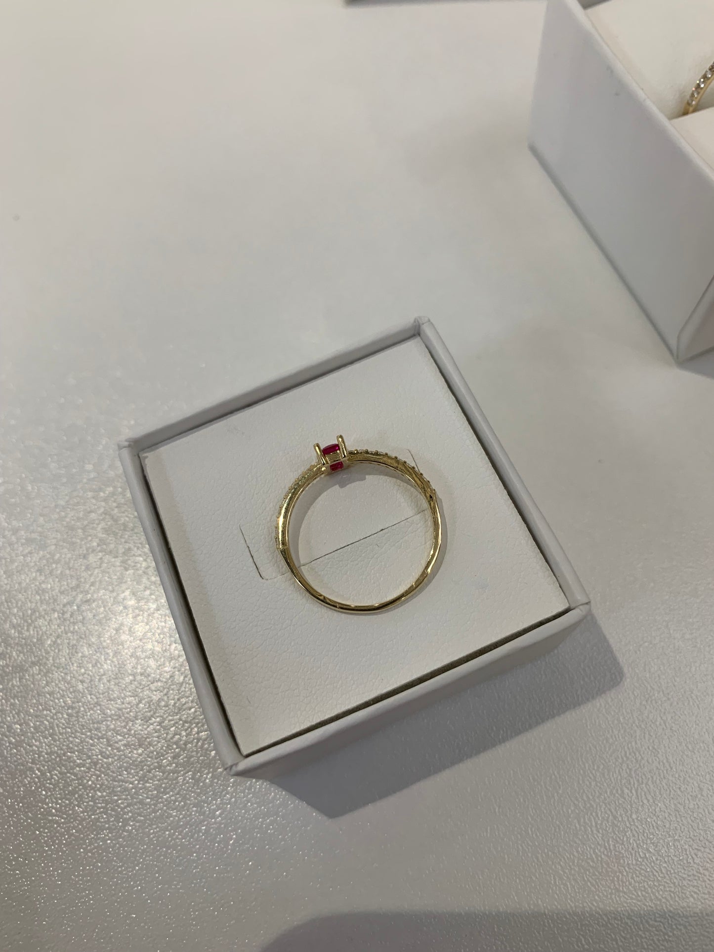 CZ Ring - Oro 14k