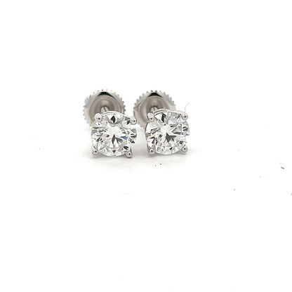 6mm Screw back Moissanite Stone
