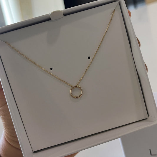 14k Open Circle
