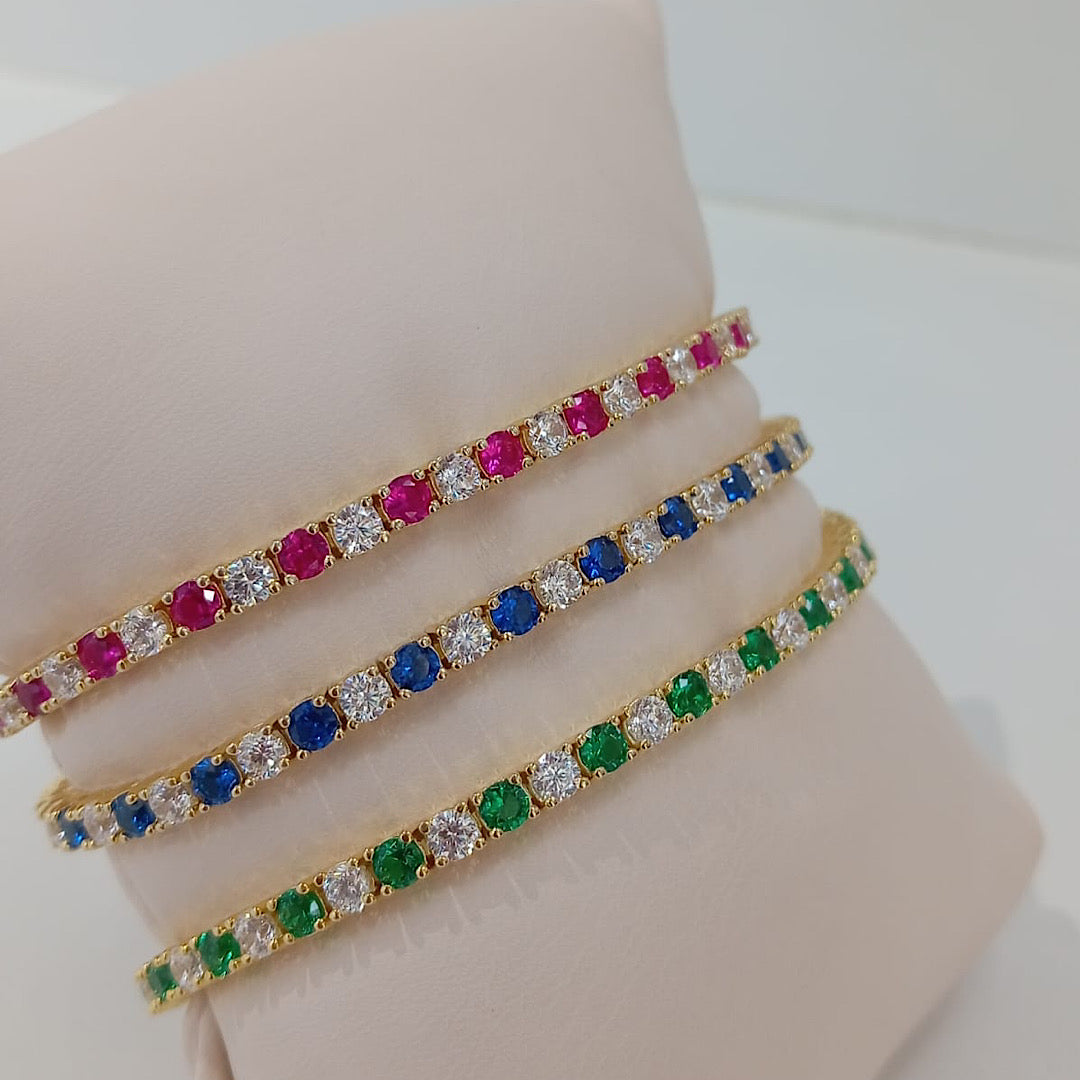 Colorful Tennis Bracelets