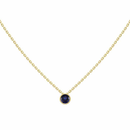 Bue Sapphire Necklace 18K