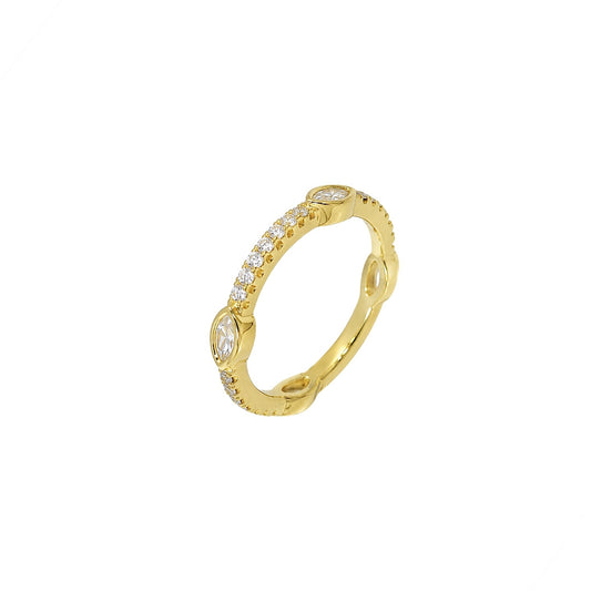 CZ Pinky Ring