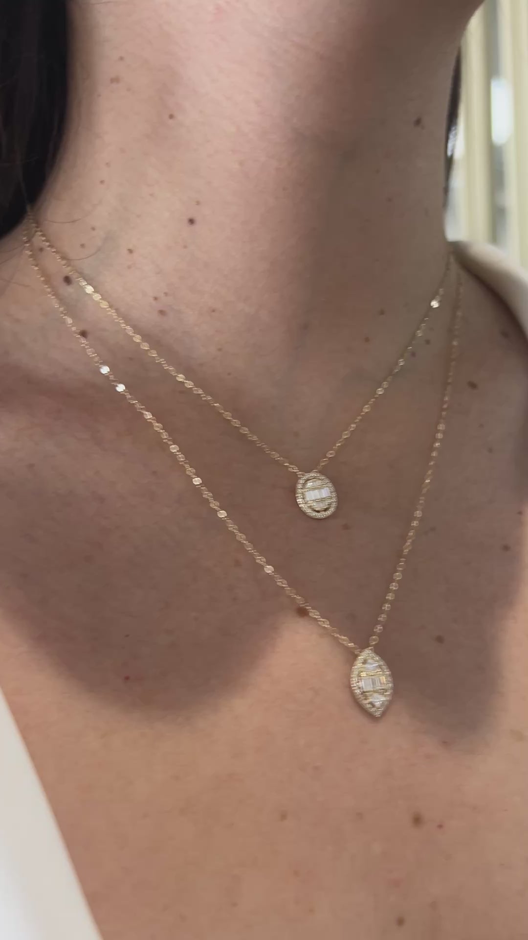 14K Drop Necklace