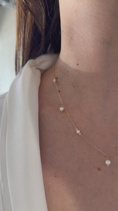 14K Pearl Necklace