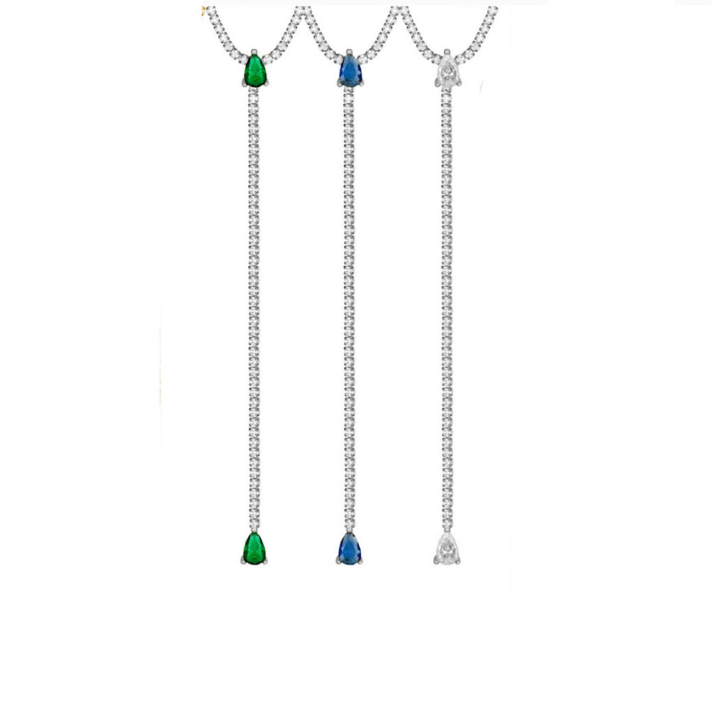 Tennis Lariat Necklace